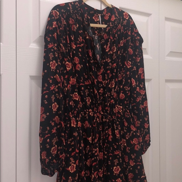 FREE PEOPLE Flower Fields Long-Sleeve Mini Dress - Picture 10 of 16